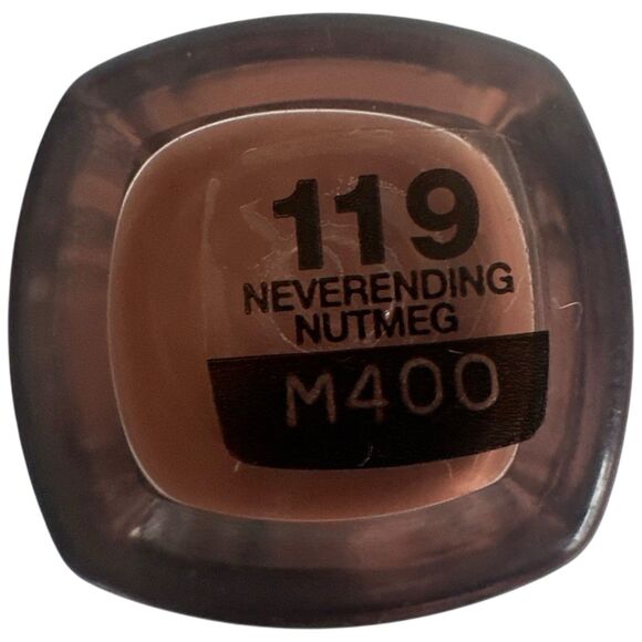 Loreal Infallible Lipcolor 119 Neverending Nutmeg M400 New Discontinued 2 Step - Picture 12 of 14